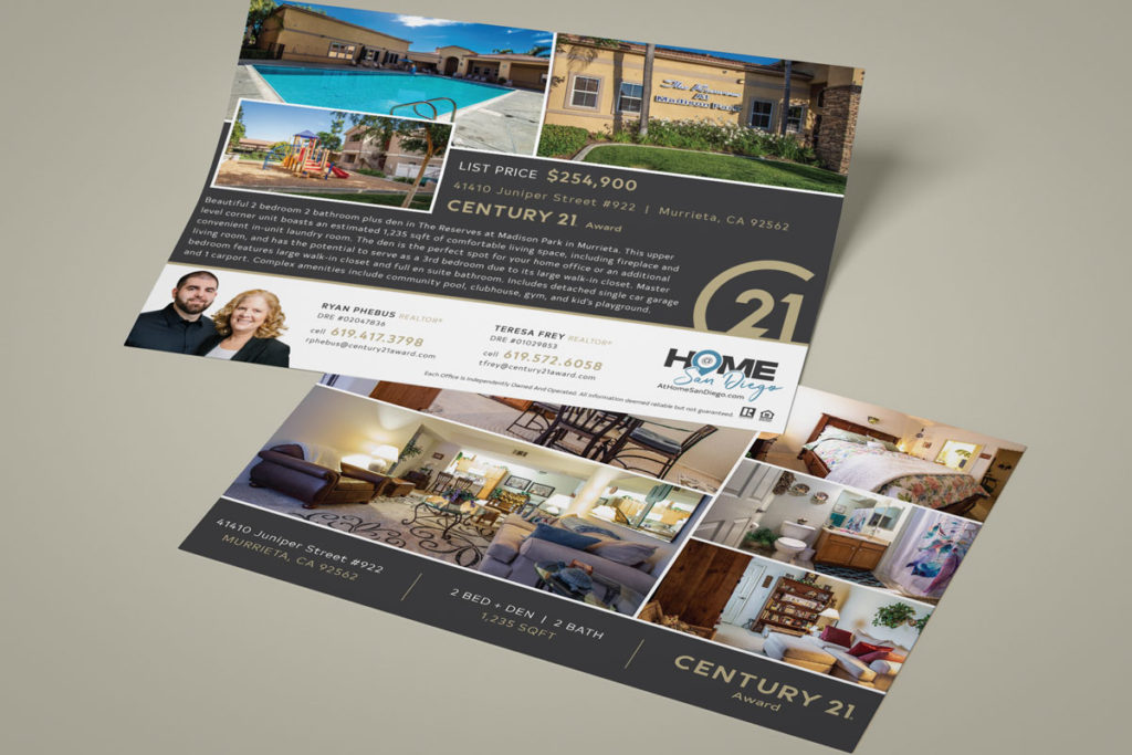 At Home San Diego Property Flyer Ryan Phebus Design