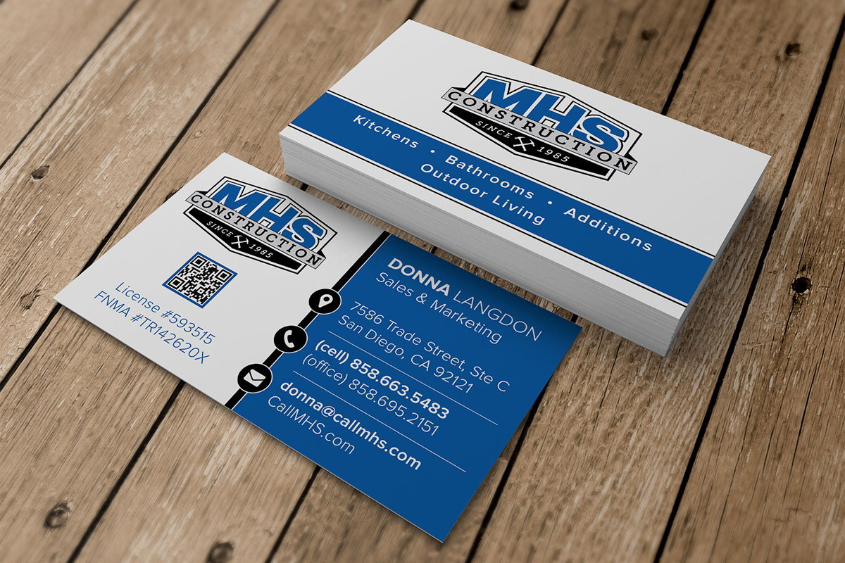 MHS Customer Service Business Cards - Ryan Phebus Design